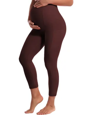 22" Side Pockets Maternity Jogging Pants mahoganymaroon_Jogging
