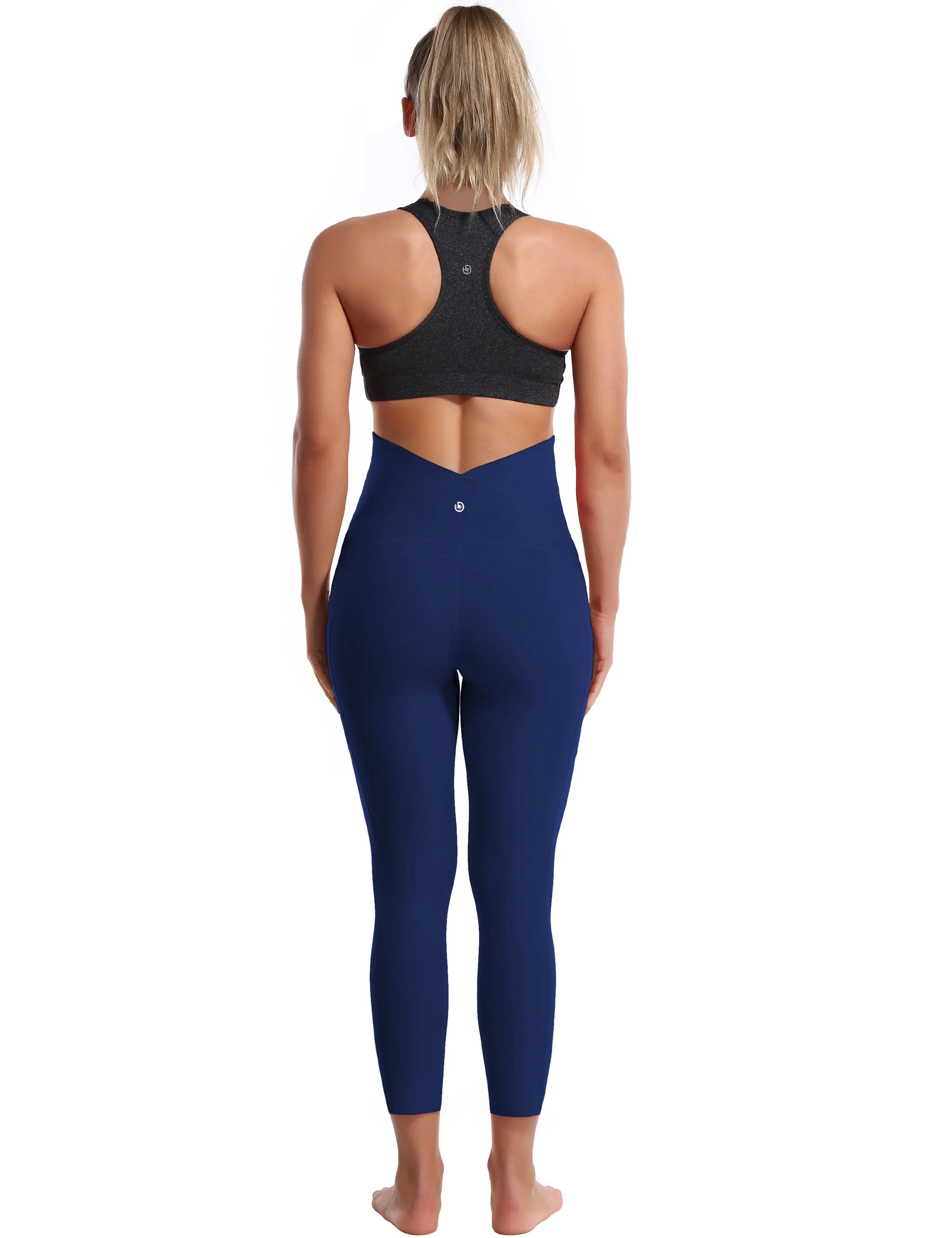 22" Side Pockets Maternity Jogging Pants navy_Jogging