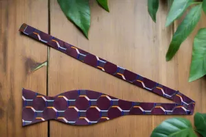 3D Honeycomb Self-Tie Bow Tie