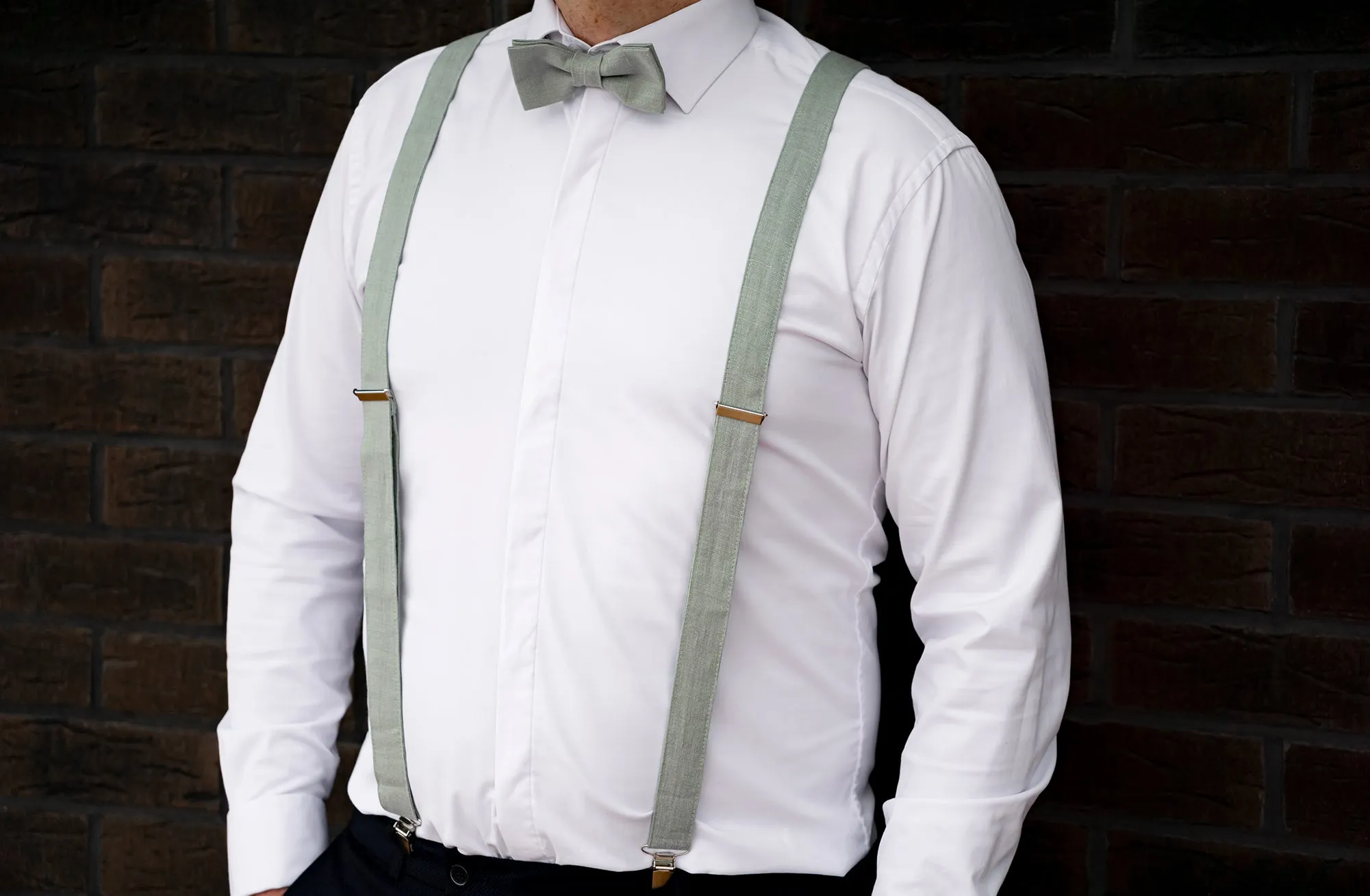 Bow Tie Eucalyptus - Groomsmen Bow Tie