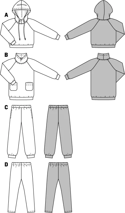 Burda Pattern 9482 Coordinates (4-14)