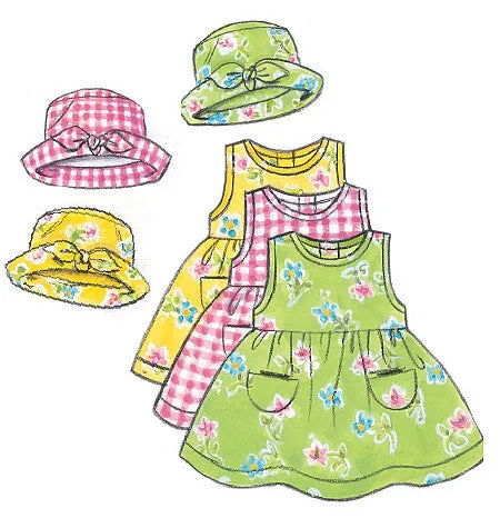 Butterick 5624 Infants' Dress, Jumper, Romper, Jumpsuit Pattern