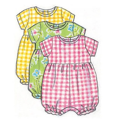 Butterick 5624 Infants' Dress, Jumper, Romper, Jumpsuit Pattern