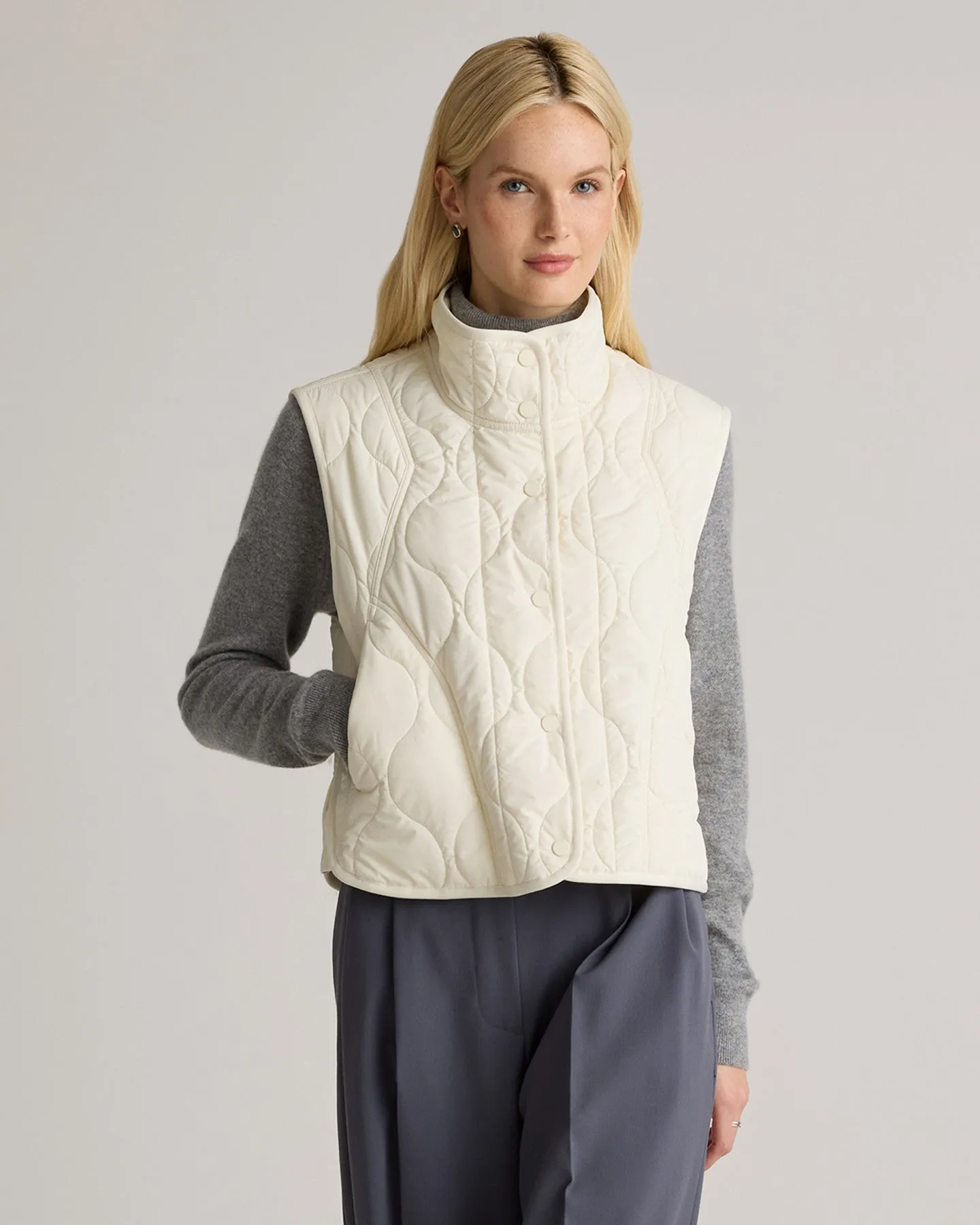 Featherless Quilted Puffer Vest