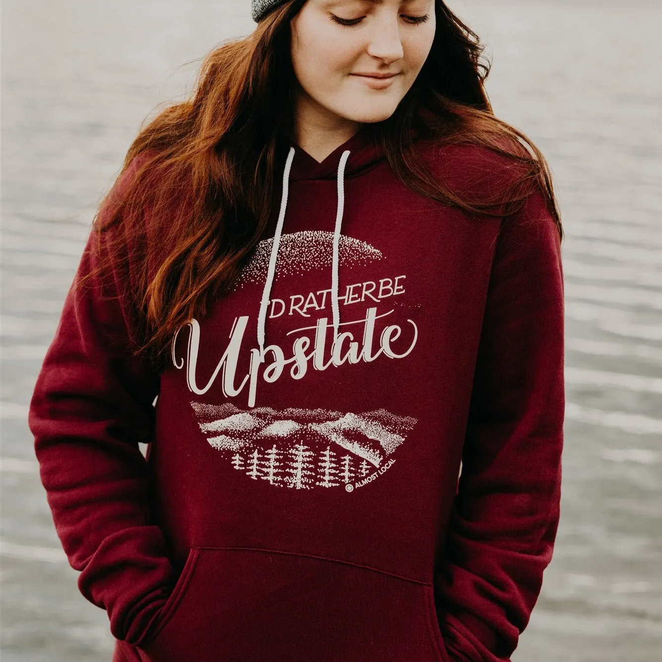 I'd Rather Be Upstate Fleece Hoodie