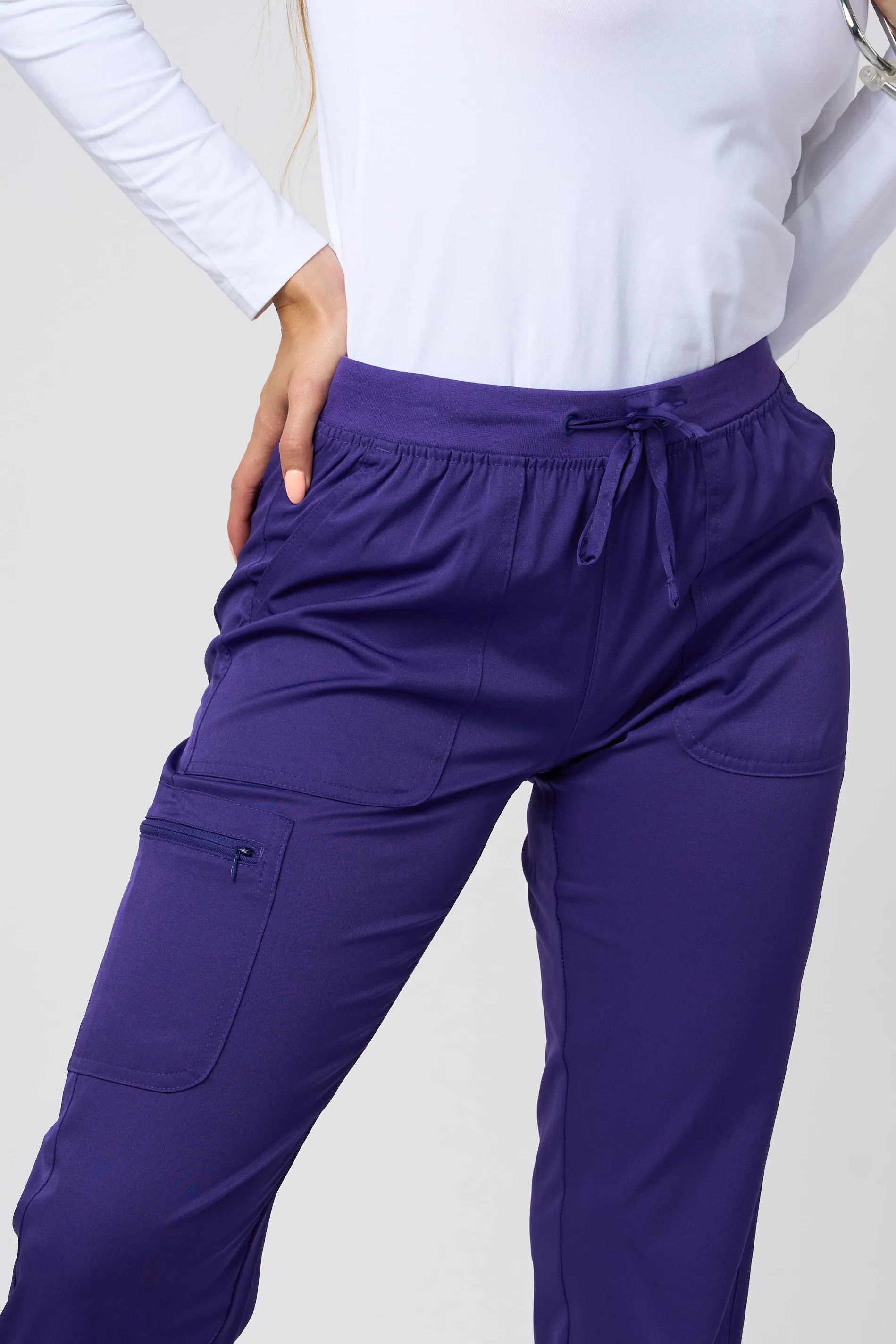 JOGGING PANTS 4 WAY STRETCH PURPLE