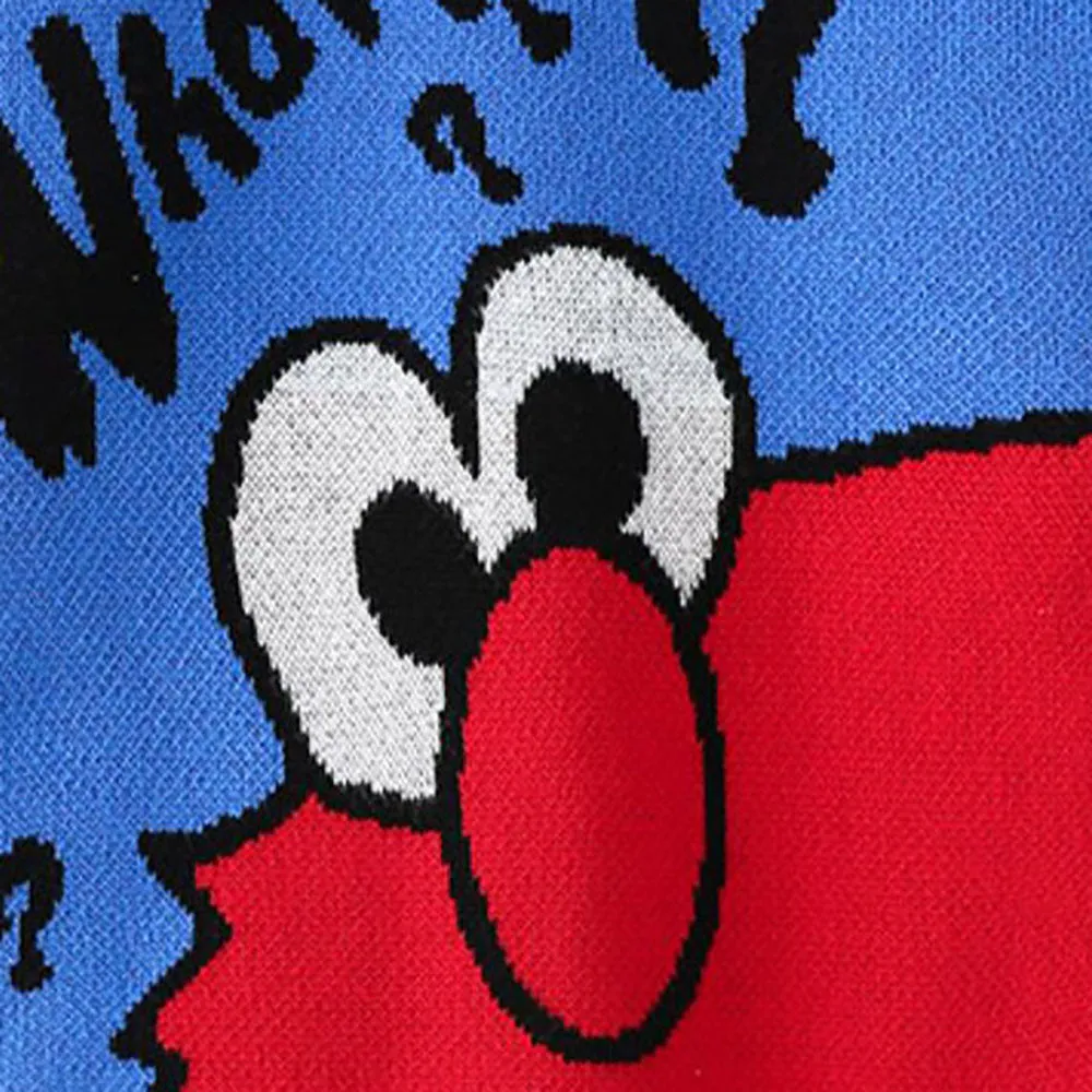 Little Surprise Box Blue Monster Theme Cardigan/Warmer/Sweater for Toddlers & Kids