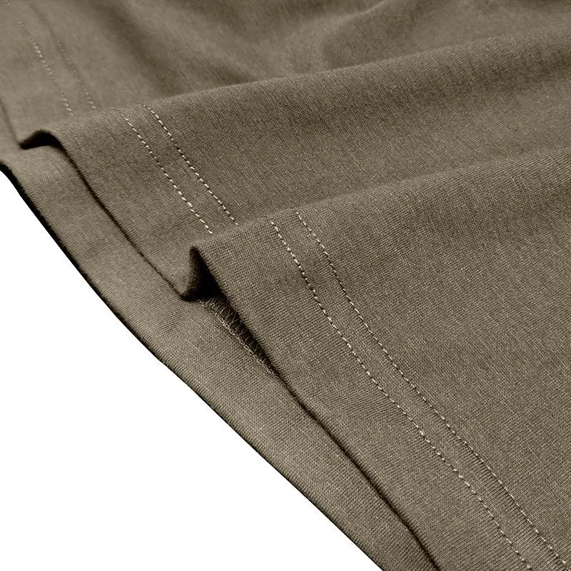 Men's Casual Henley Collar Colorblock Slim Fit Long Sleeve T-Shirt 02184788M