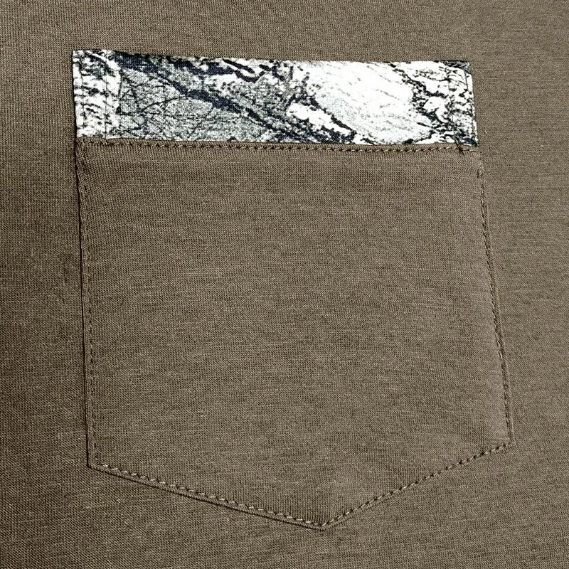 Men's Casual Henley Collar Colorblock Slim Fit Long Sleeve T-Shirt 02184788M