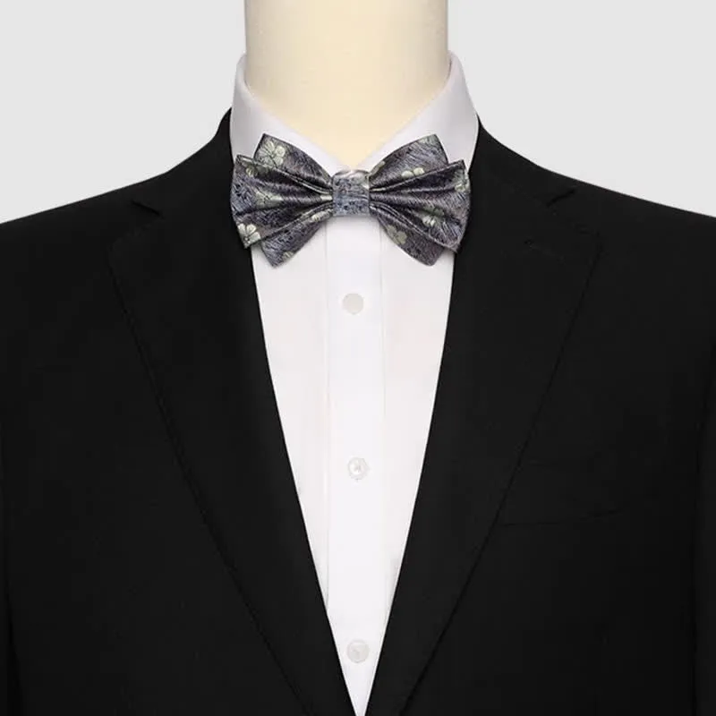 Men's Little Daisy Luxury Floral Bow Tie