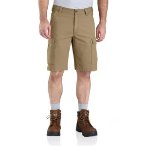 Men's Rugged Flex Relaxed Fit Canvas Cargo Short