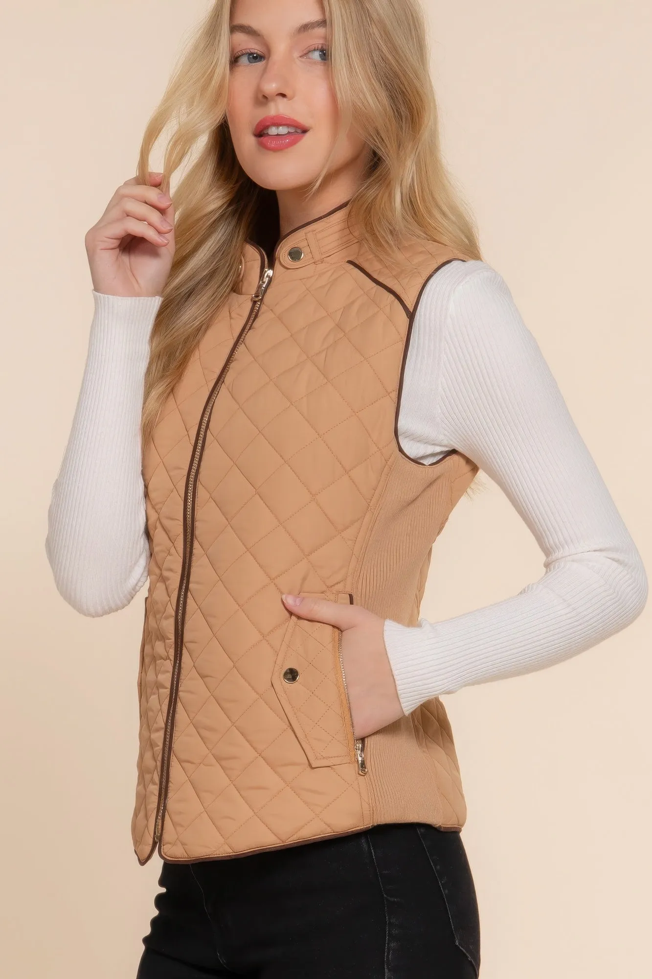 Quilted Vest | 7 Colors