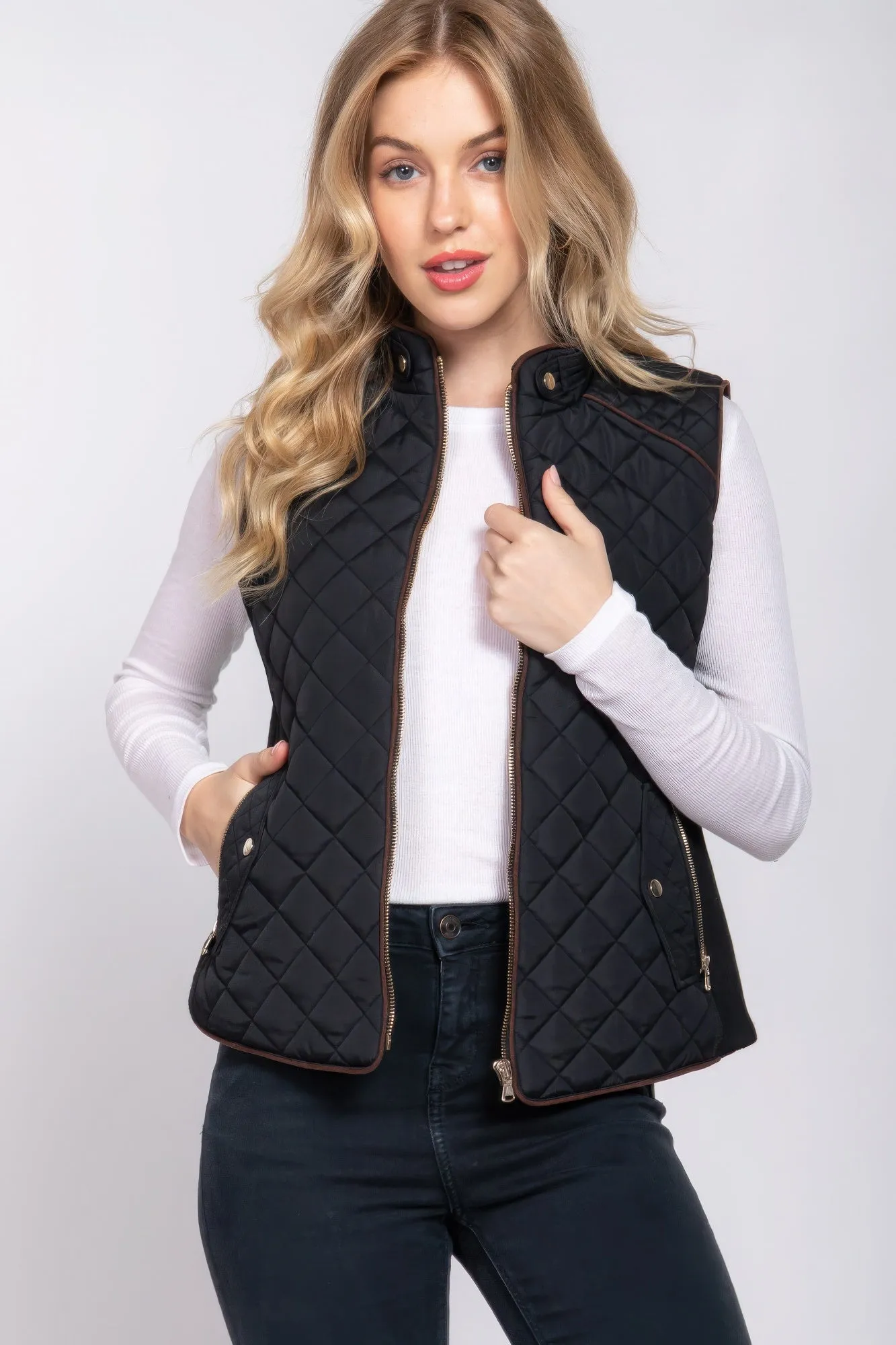 Quilted Vest | 7 Colors