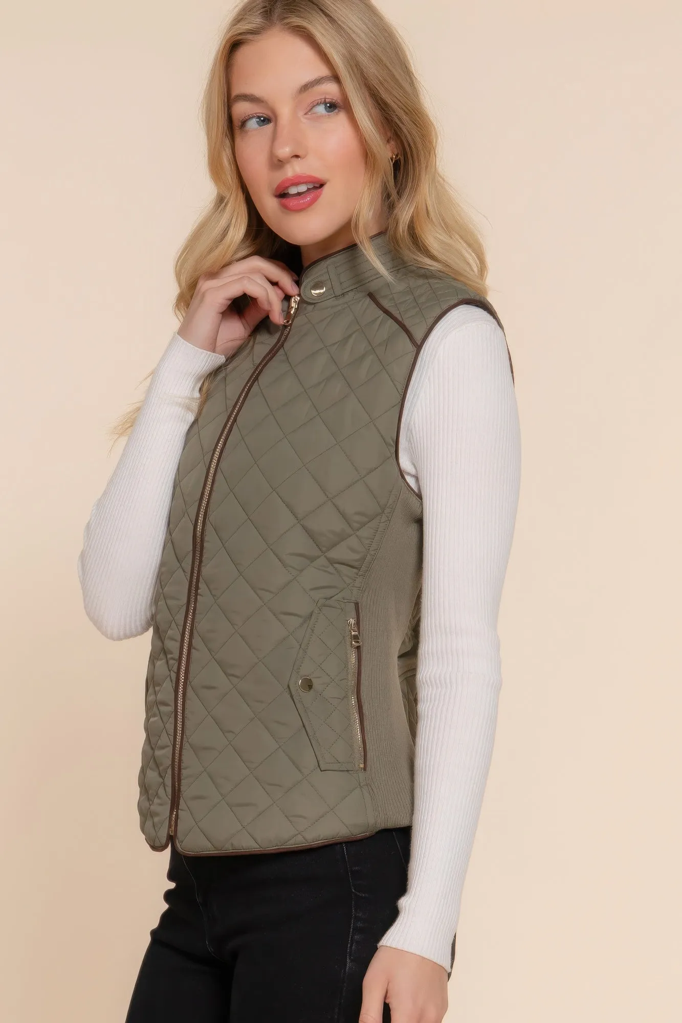 Quilted Vest | 7 Colors
