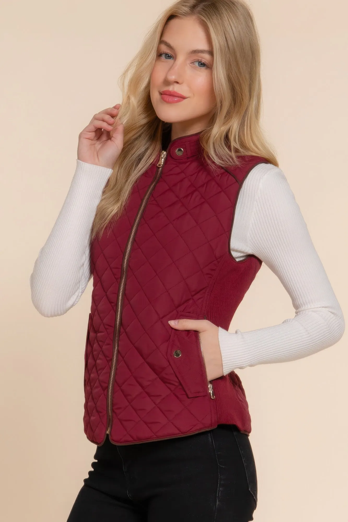 Quilted Vest | 7 Colors