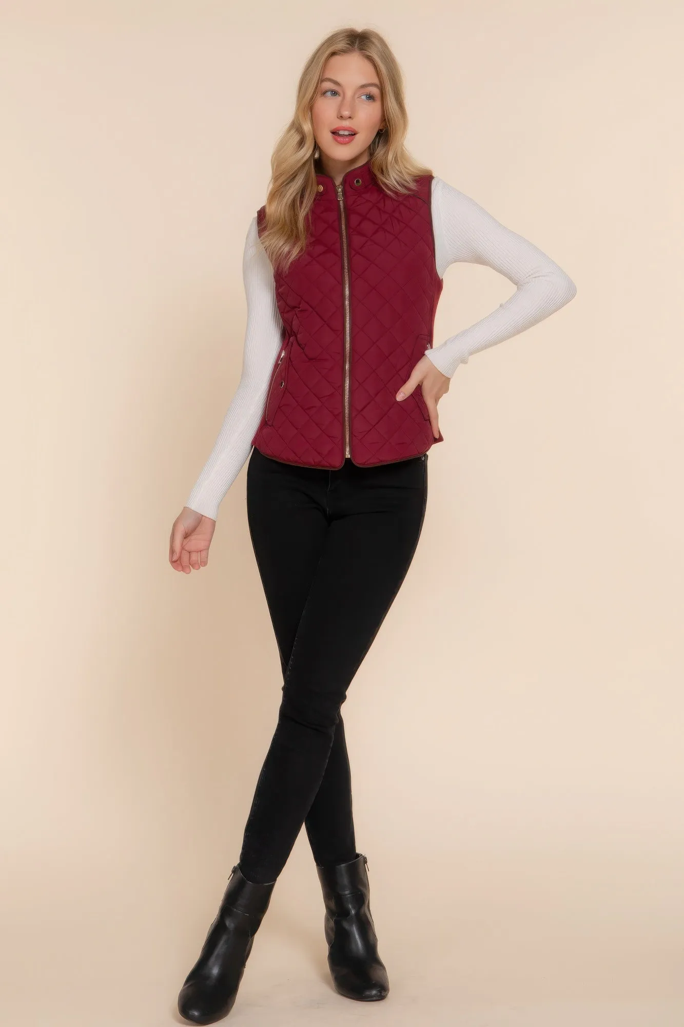 Quilted Vest | 7 Colors