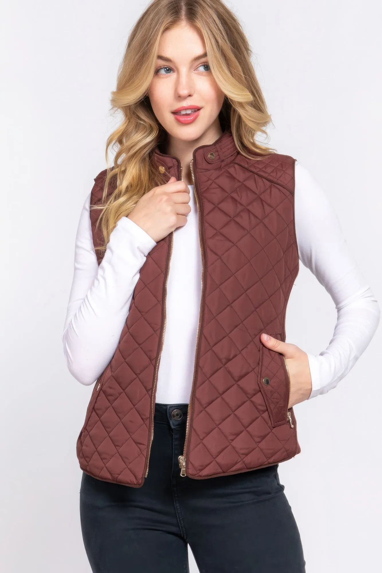 Quilted Vest | 7 Colors