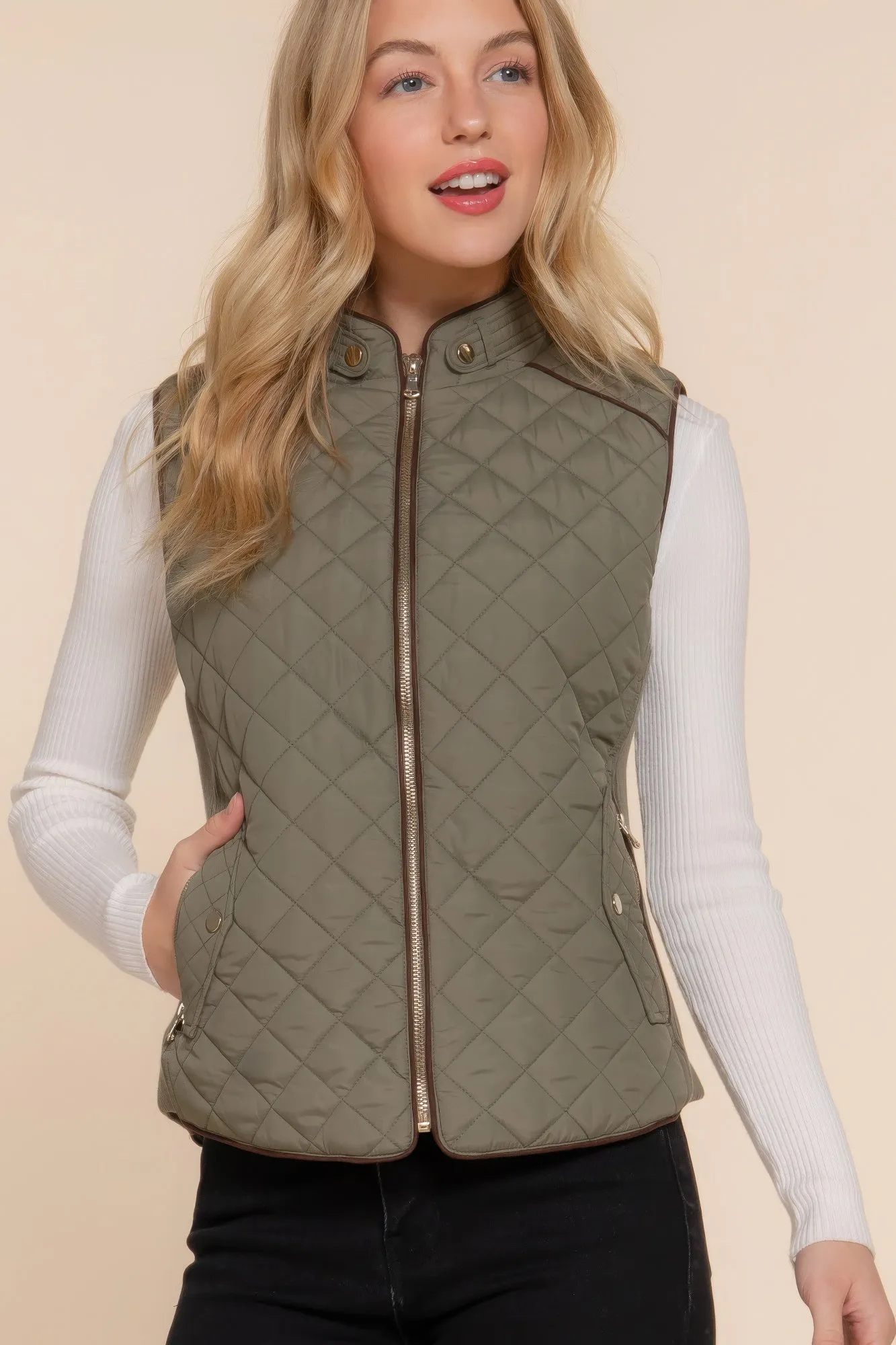 Quilted Vest | 7 Colors