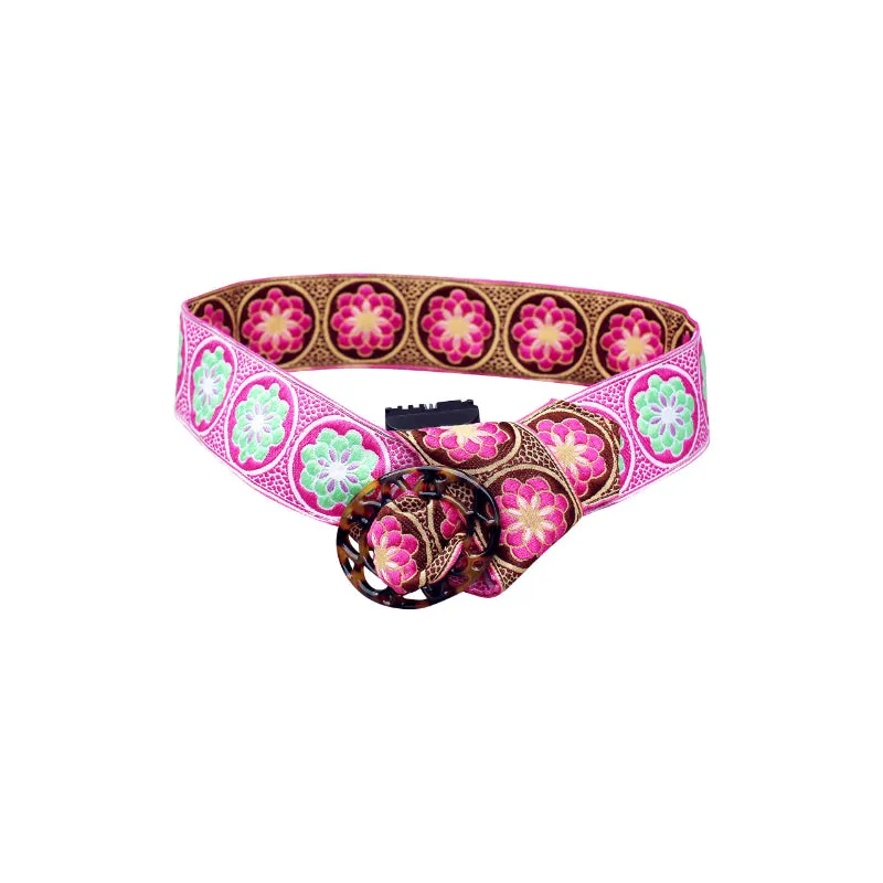 Rose Zinnia Belt
