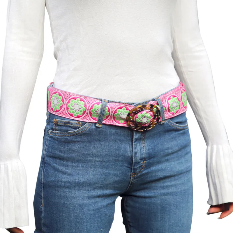 Rose Zinnia Belt
