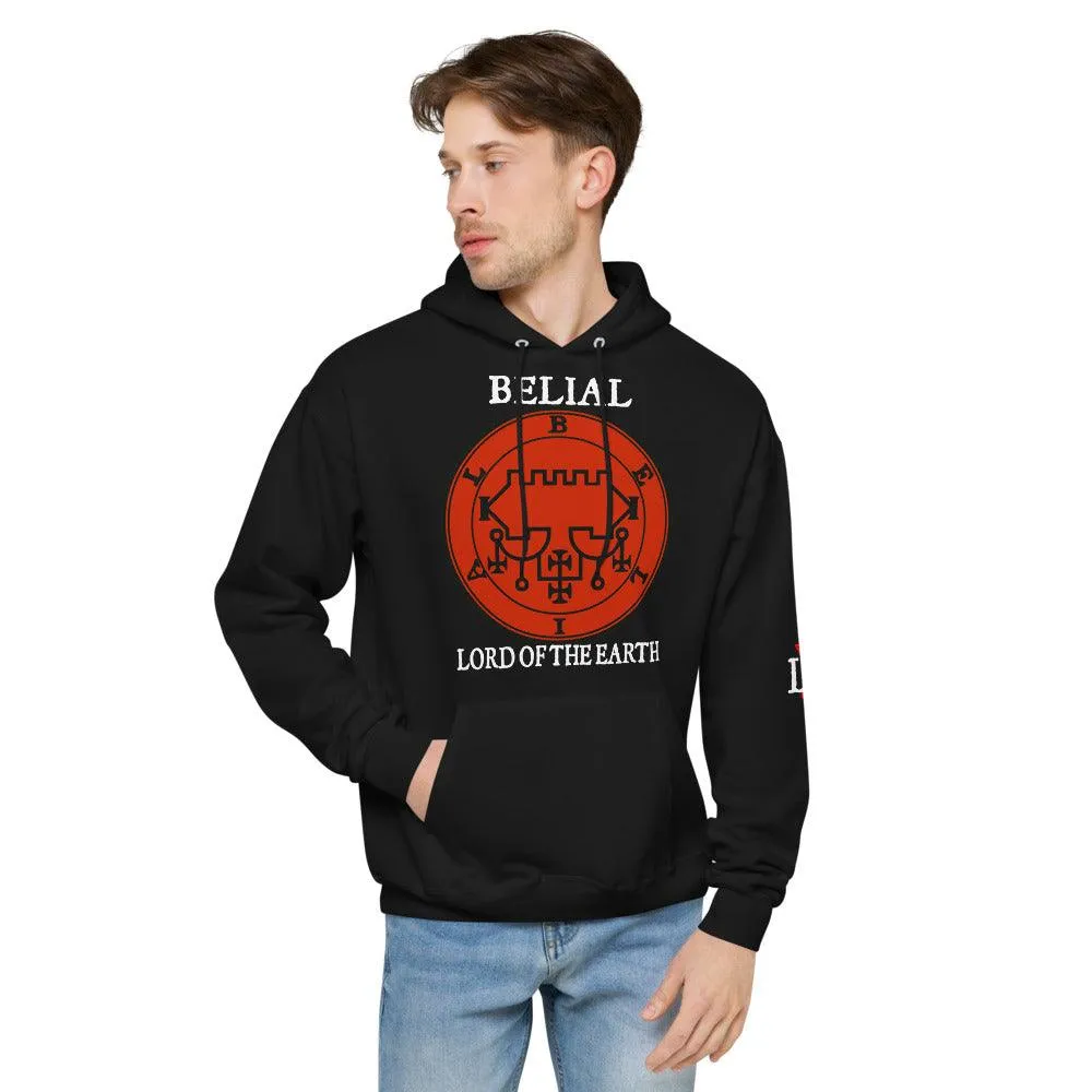 Sigil of BELIAL Lord of the Earth pull-over Unisex fleece hoodie
