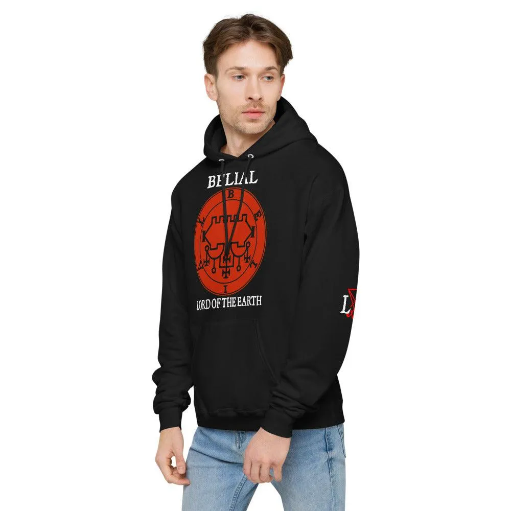 Sigil of BELIAL Lord of the Earth pull-over Unisex fleece hoodie