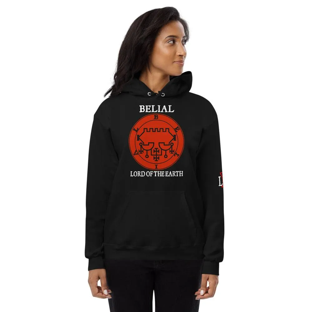 Sigil of BELIAL Lord of the Earth pull-over Unisex fleece hoodie