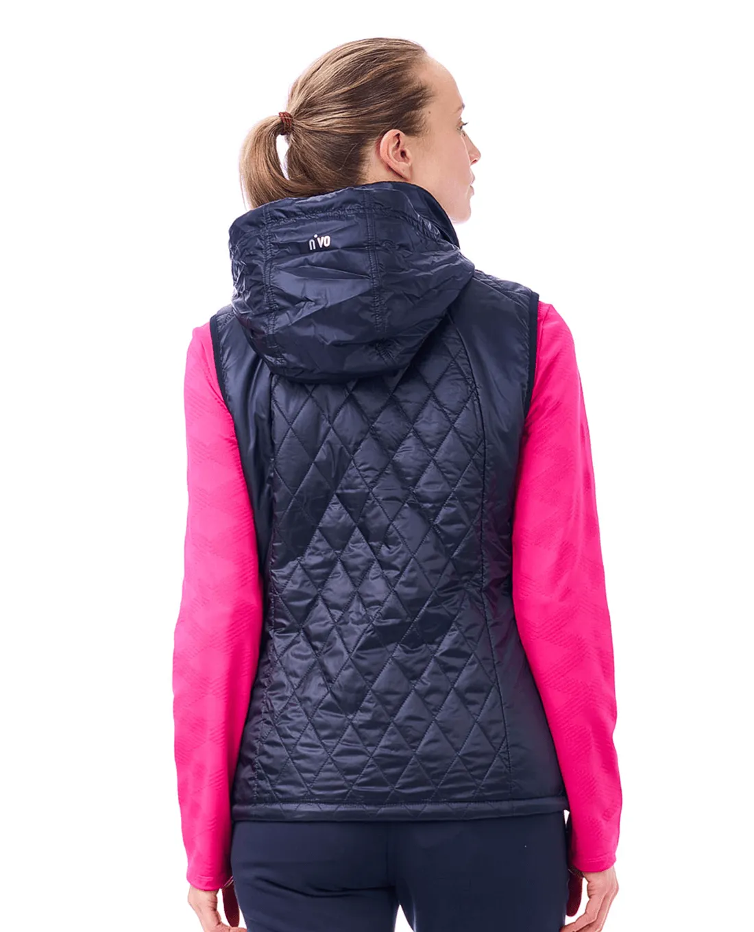 SIZE S - NIVO Myer Quilted Vest 500 Navy