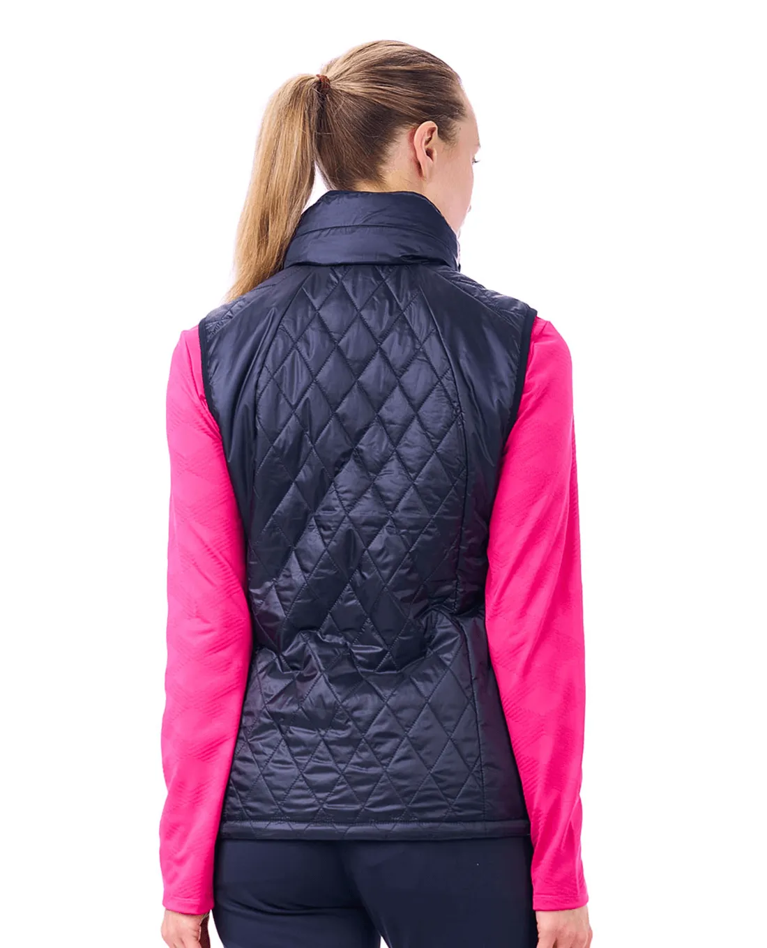 SIZE S - NIVO Myer Quilted Vest 500 Navy