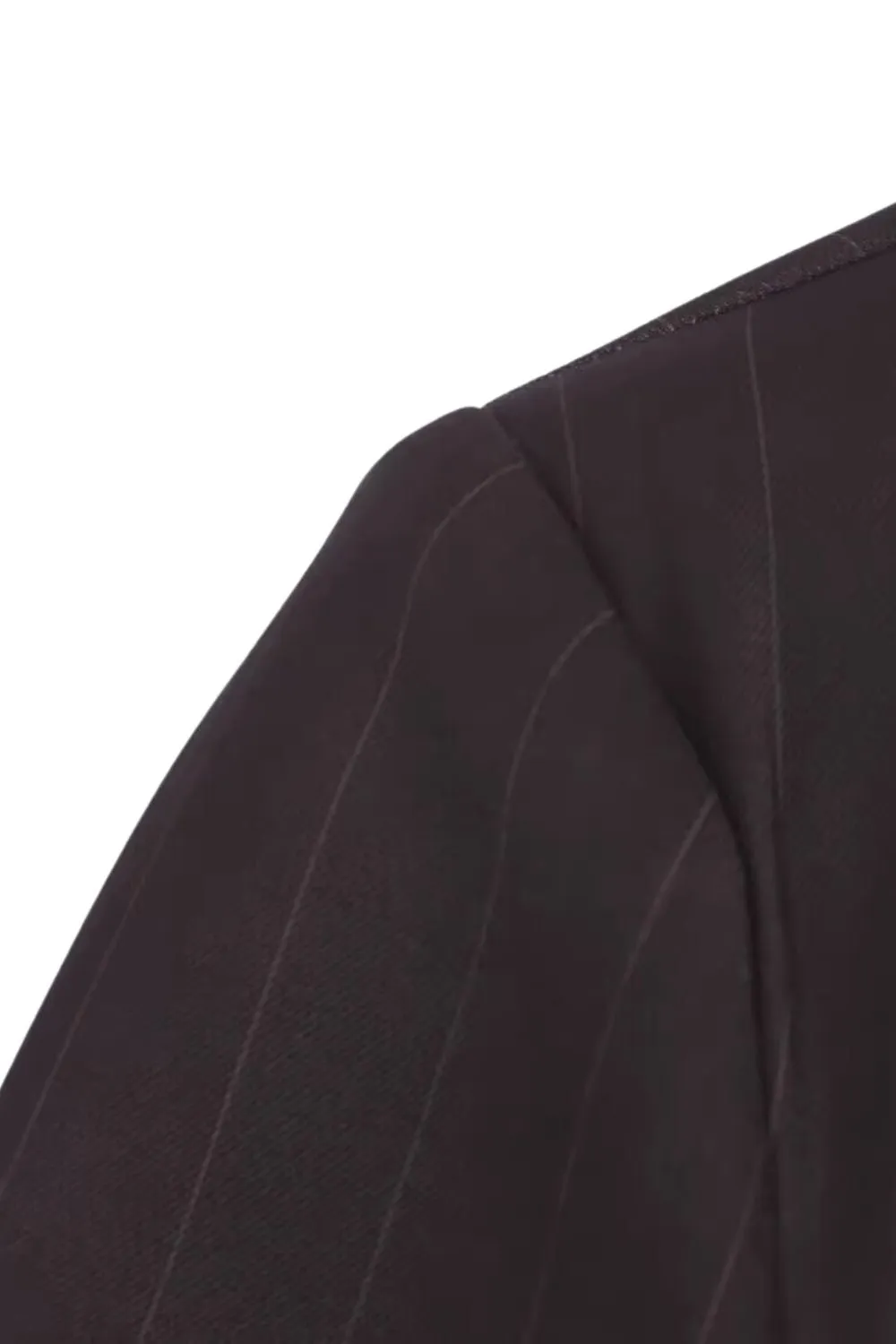 'Taylor' Pinstriped Executive Three-Piece Suit (Sold Separately)