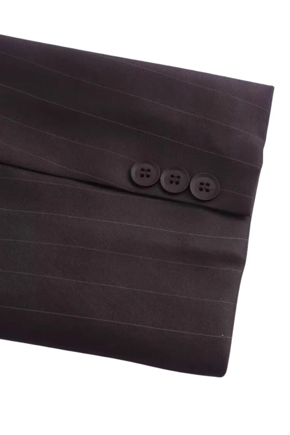 'Taylor' Pinstriped Executive Three-Piece Suit (Sold Separately)