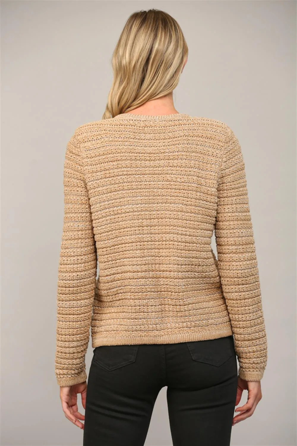 Tweed Knit Cardigan
